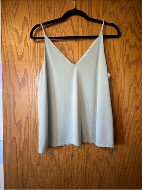 H&M Pale Blue V-Neck Spaghetti Strap Camisole